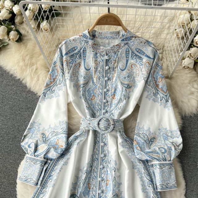 Aribella| Rochie în linie A cu imprimeu floral