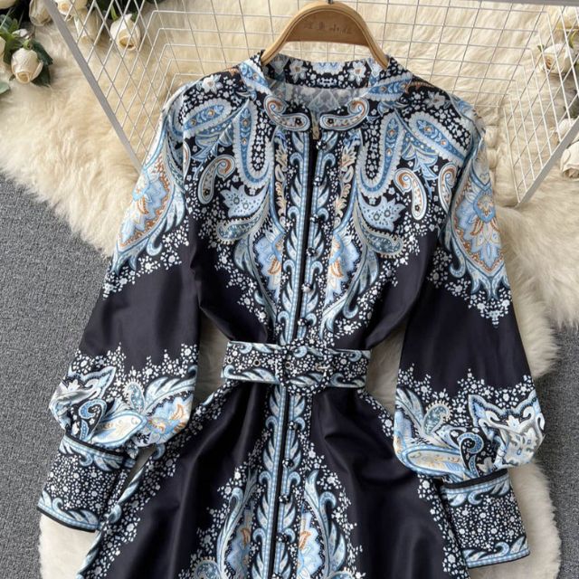 Aribella| Rochie în linie A cu imprimeu floral