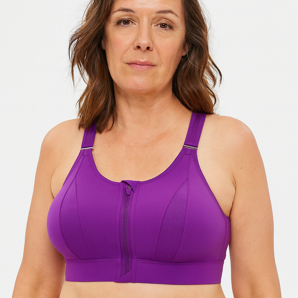 Women's High Support Sports Bra | Breathable Sweat-Wicking Training Bra