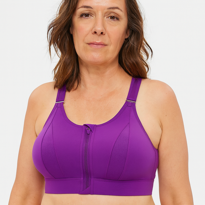 Women's High Support Sports Bra | Breathable Sweat-Wicking Training Bra