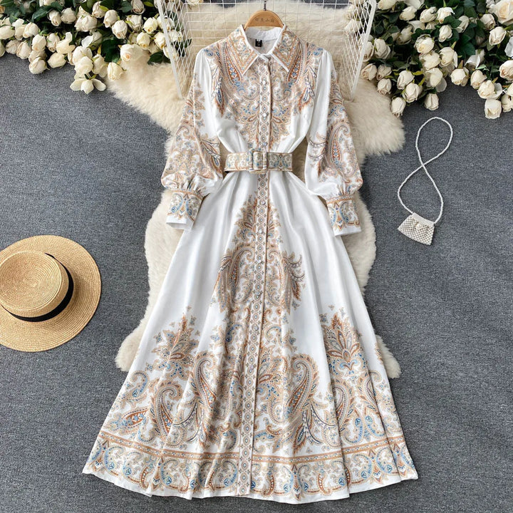 Aribella| Rochie în linie A cu imprimeu floral