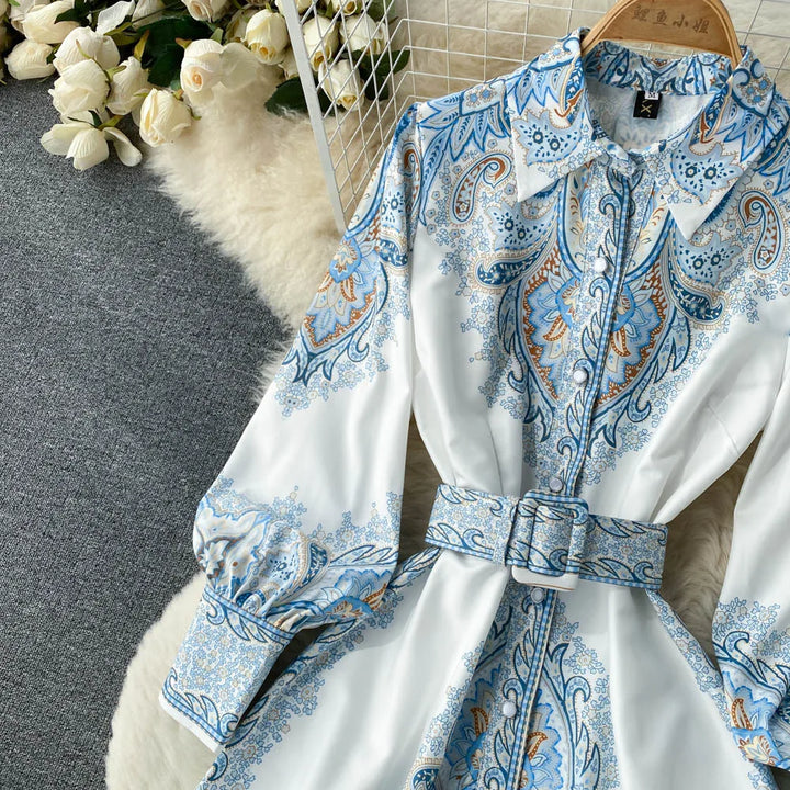 Aribella| Rochie în linie A cu imprimeu floral