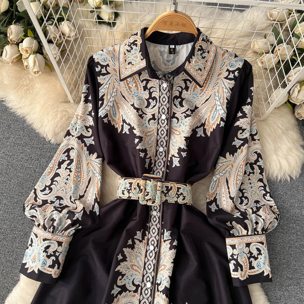 Aribella| Rochie în linie A cu imprimeu floral