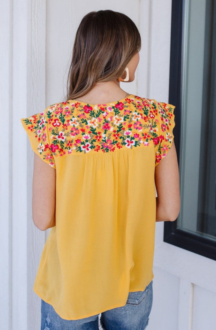 Ariadne | Blomstret Bluse til Kvinder