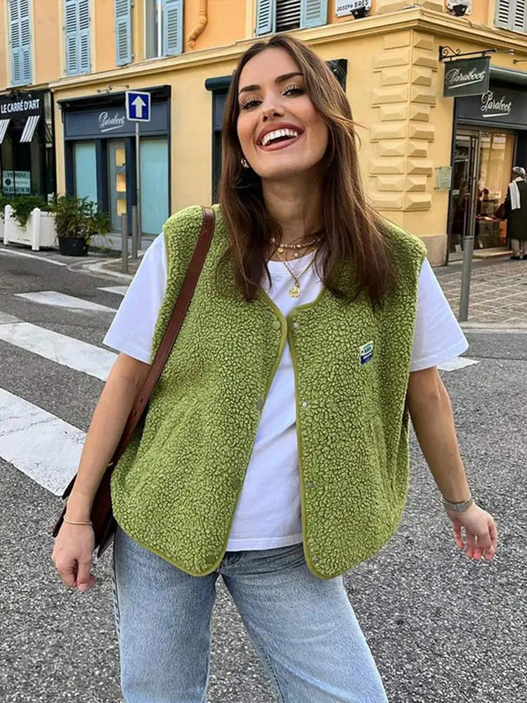Dame Knap Pe Încălzitor De Corp | Vestă Stratificare Ușoară