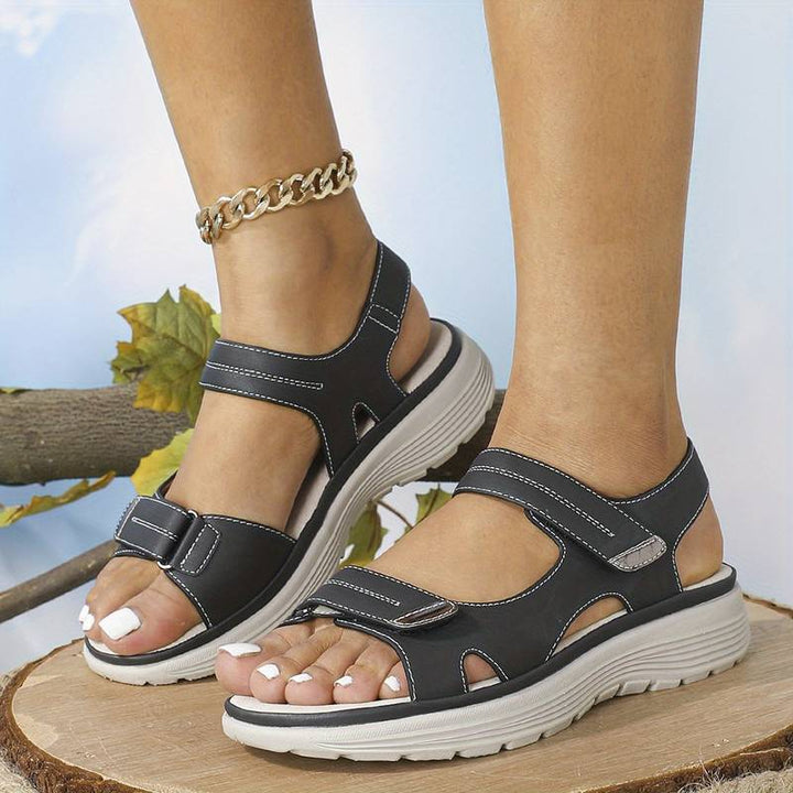 Unisex Ortopedické Sandály | Kožený Styl s Nastavitelnými Popruhy