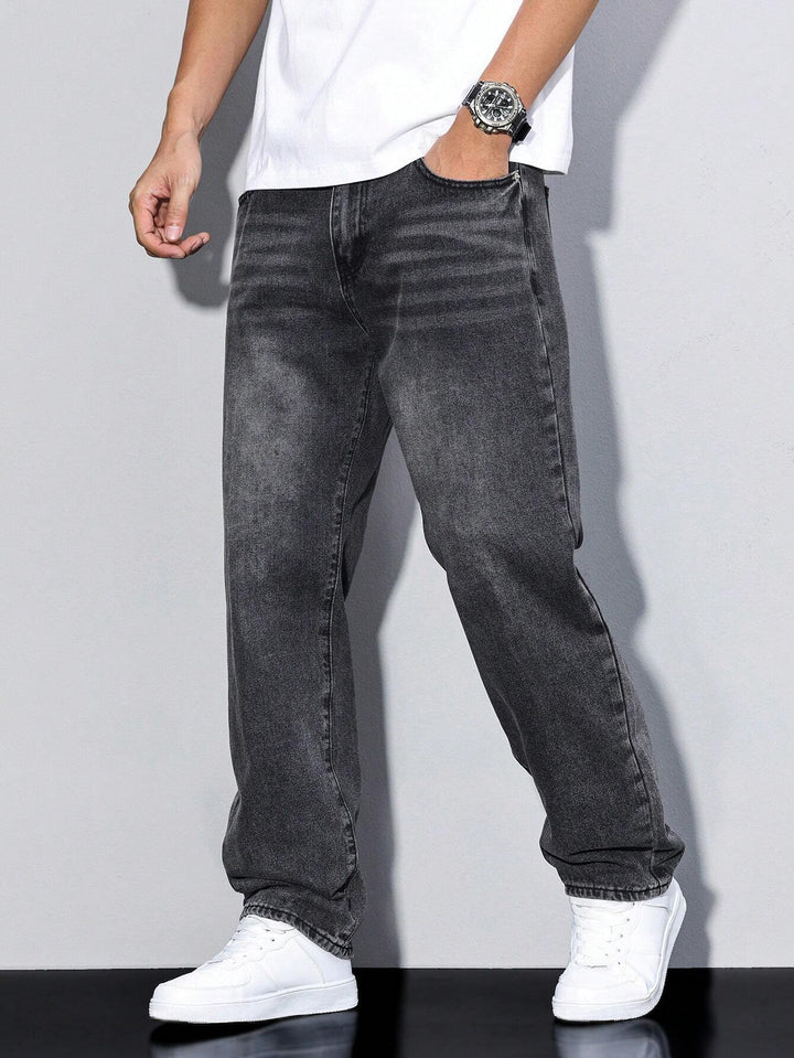 Herre Slank Pasform Jeans | Strække Hverdags Denimstil