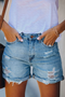 Dame Slidte Denimshorts | Luźny Letni Podstawowy Element