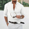 Chemise robe homme à manches longues