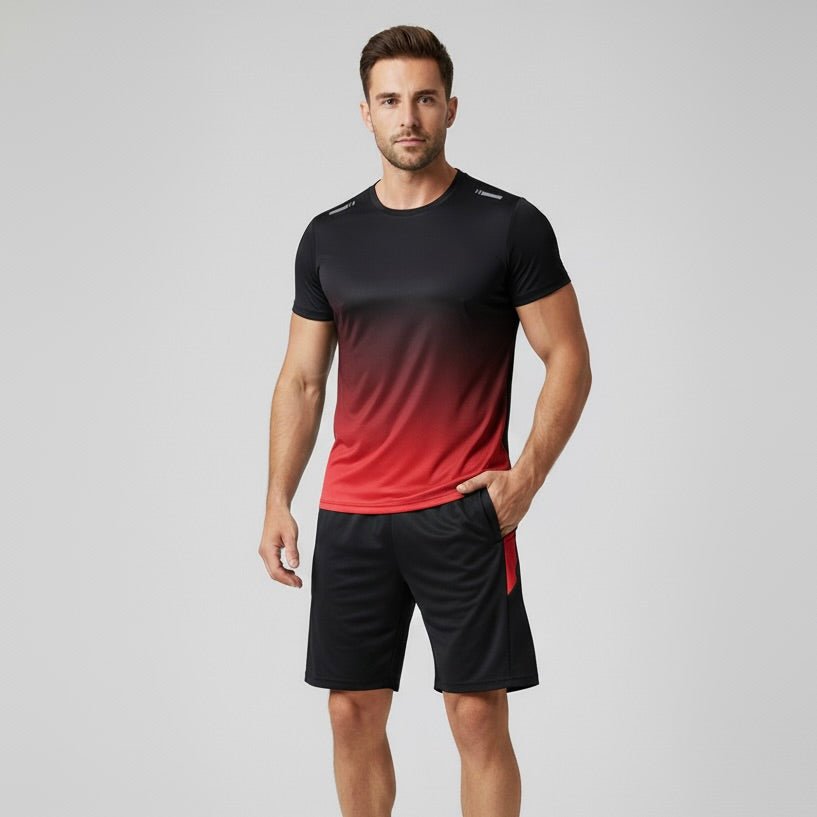 Men's Quick-Dry Sports Set | T-Shirt and Shorts Activewear