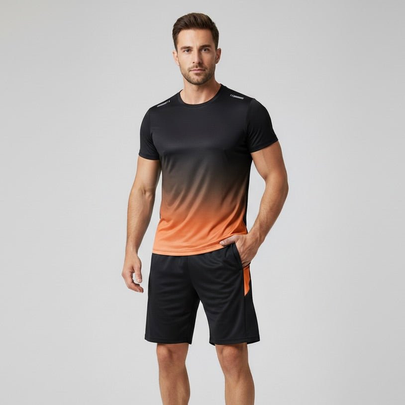 Men's Quick-Dry Sports Set | T-Shirt and Shorts Activewear