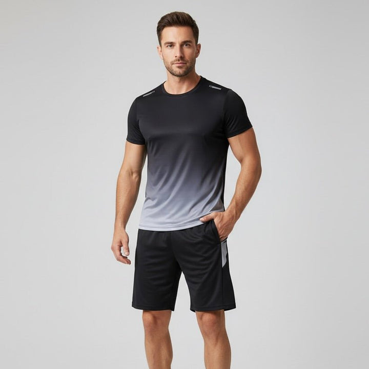 Men's Quick-Dry Sports Set | T-Shirt and Shorts Activewear