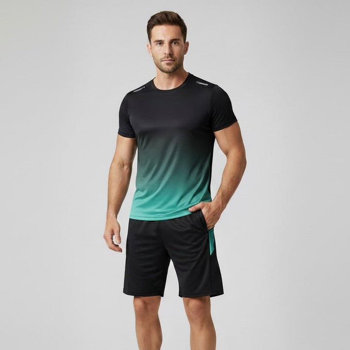 Men's Quick-Dry Sports Set | T-Shirt and Shorts Activewear