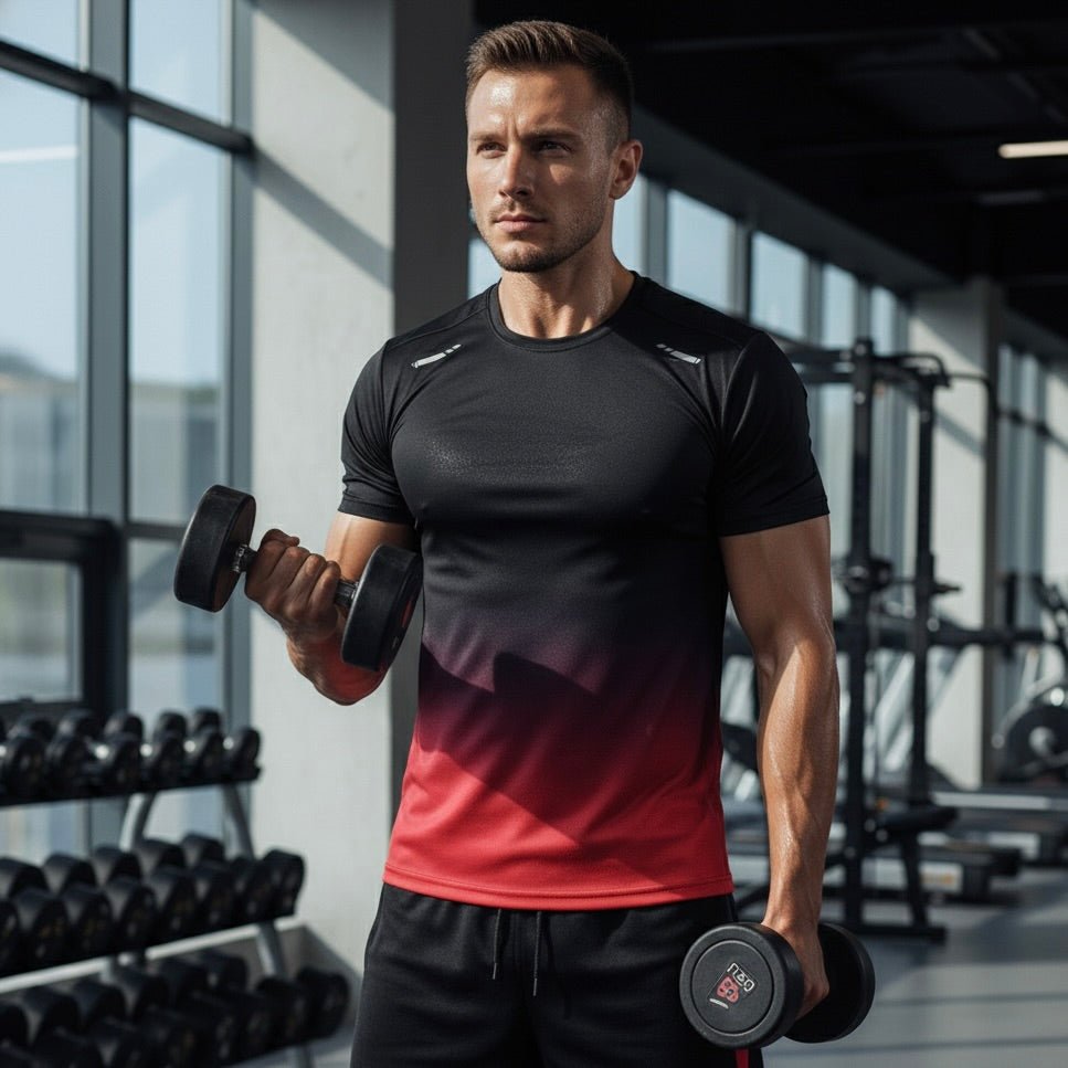Men's Quick-Dry Sports Set | T-Shirt and Shorts Activewear