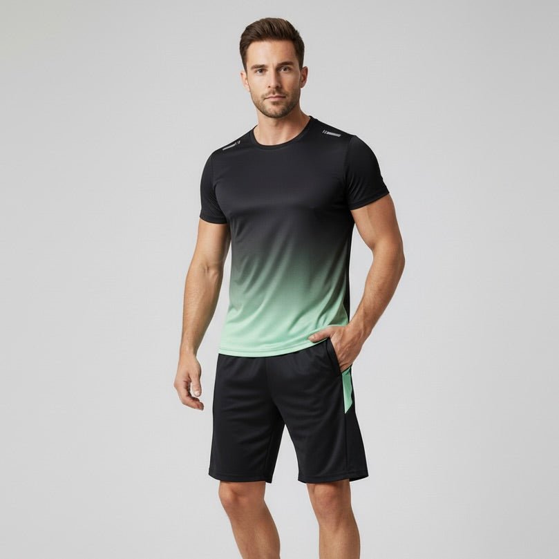Men's Quick-Dry Sports Set | T-Shirt and Shorts Activewear