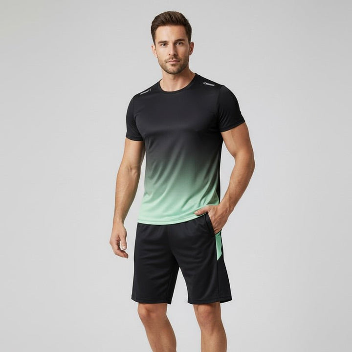 Men's Quick-Dry Sports Set | T-Shirt and Shorts Activewear