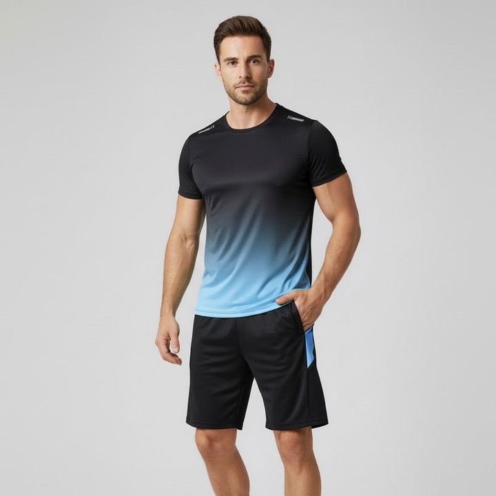 Men's Quick-Dry Sports Set | T-Shirt and Shorts Activewear