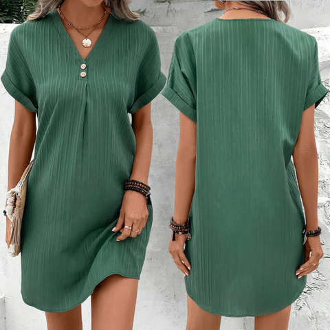 Rochie de vară fluidă și relaxată pentru dame | Croială casual relaxată