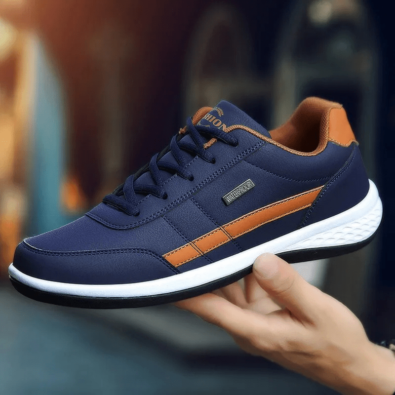 Męskie skórzane ortopedyczne buty komfortowe | Swobodny styl