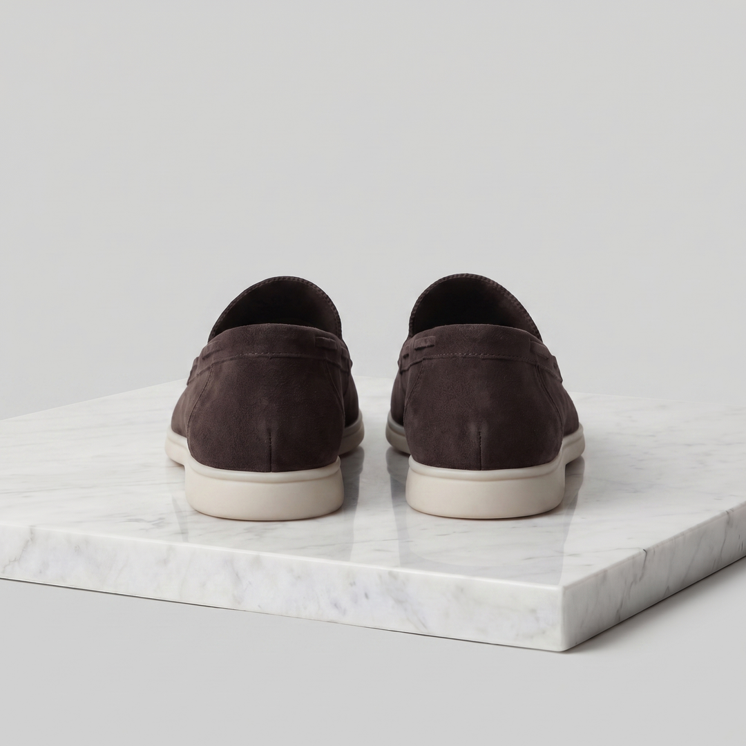 Men's Imitation Suede Slip-On Cabin Slippers