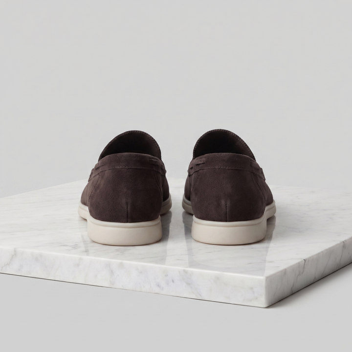 Men's Imitation Suede Slip-On Cabin Slippers