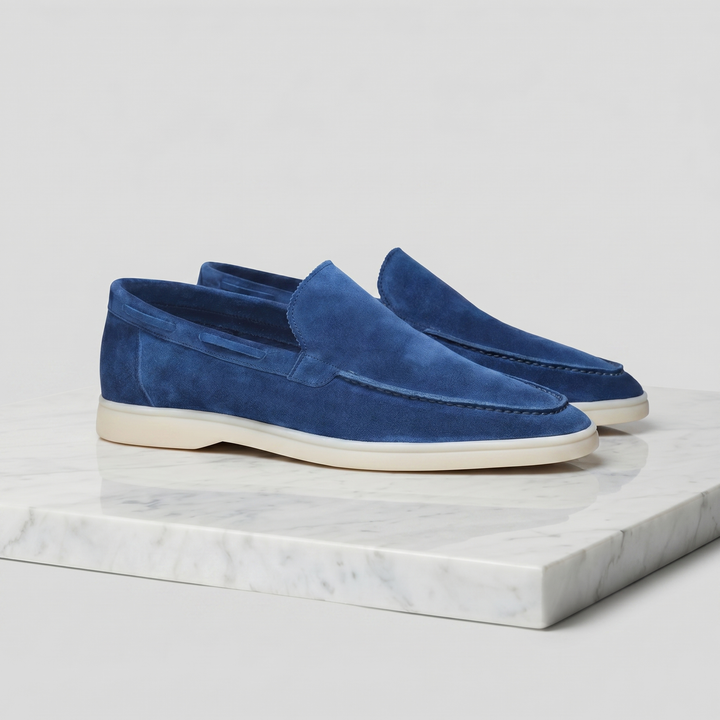 Men's Imitation Suede Slip-On Cabin Slippers