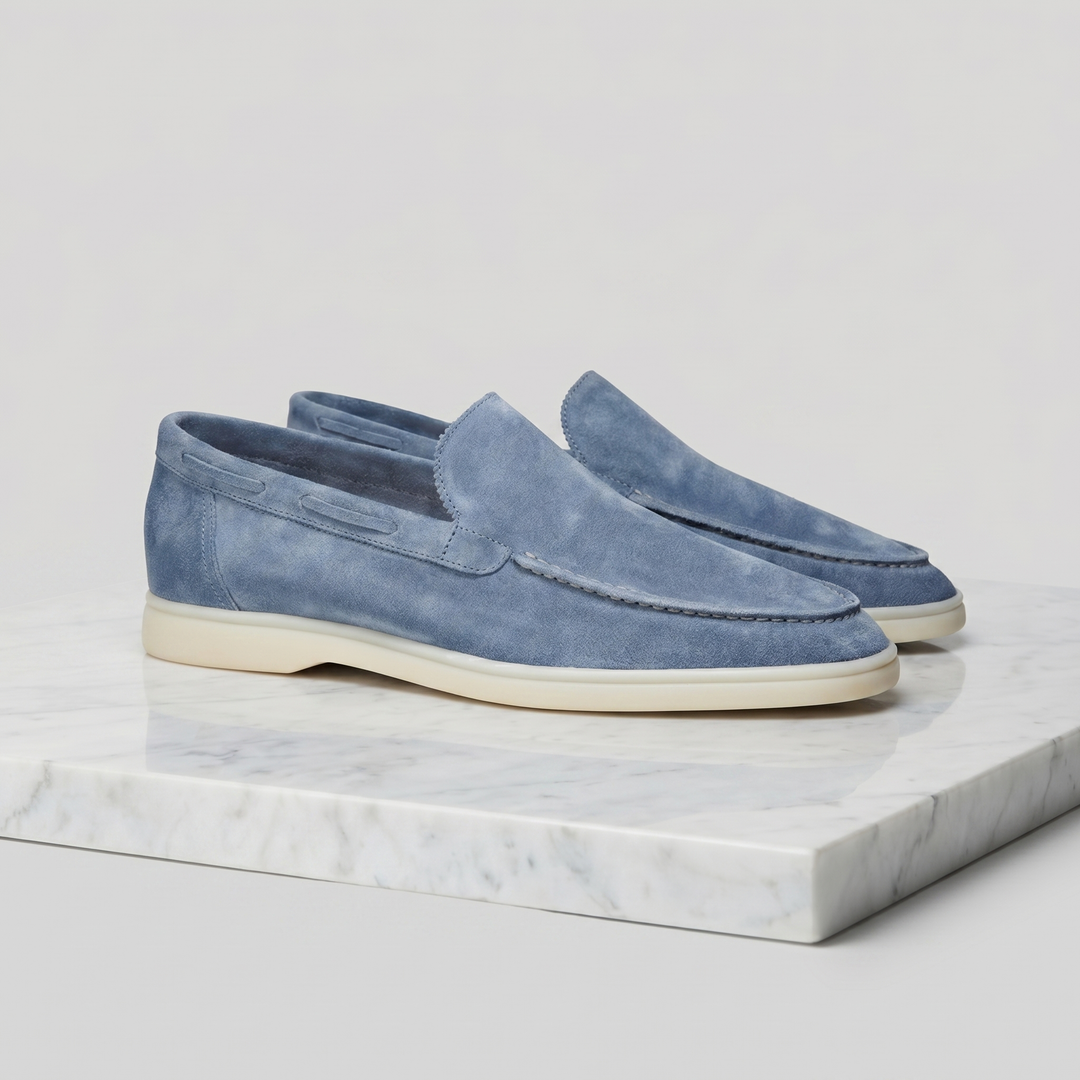 Men's Imitation Suede Slip-On Cabin Slippers