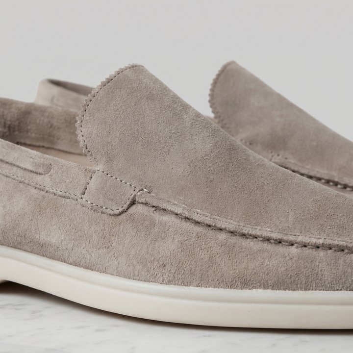 Men's Imitation Suede Slip-On Cabin Slippers