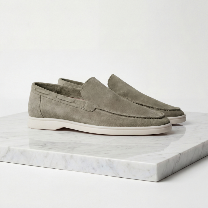 Men's Imitation Suede Slip-On Cabin Slippers