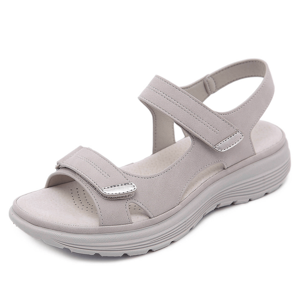 Unisex Ortopedické Sandály | Kožený Styl s Nastavitelnými Popruhy