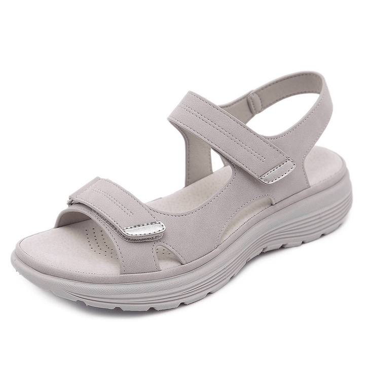 Unisex Ortopedické Sandály | Kožený Styl s Nastavitelnými Popruhy