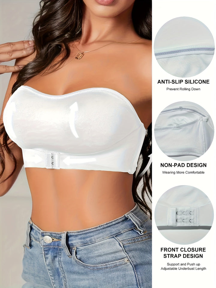 Dame Bandebh Idræt-Bh | Soutien-gorge de sport sans couture antidérapant et ajusté