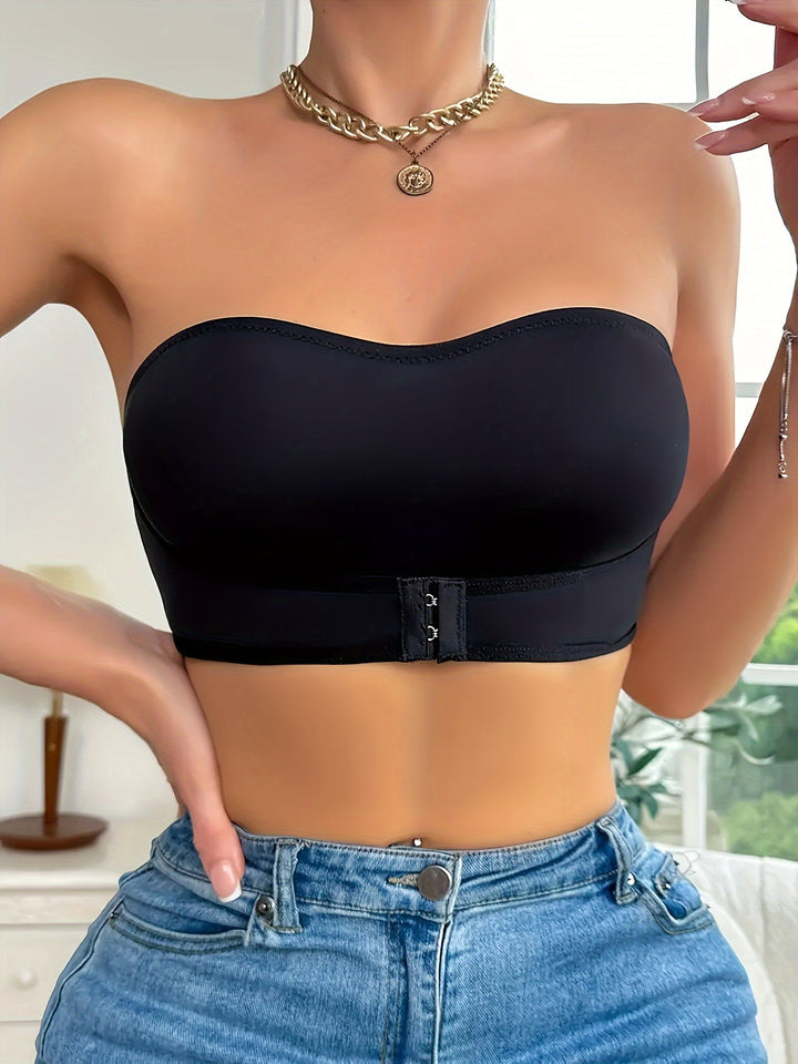 Dame Bandebh Idræt-Bh | Soutien-gorge de sport sans couture antidérapant et ajusté