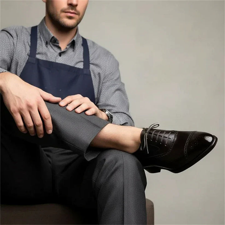 Ανδρικά Δερμάτινα Oxford Brogue Παπούτσια | Κλασικό Στυλ