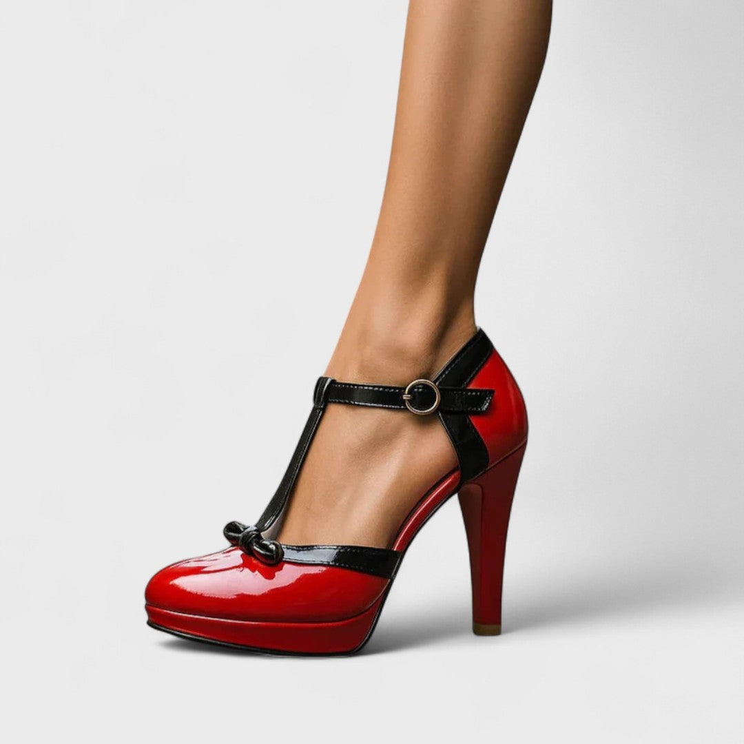 Dame T-Rem Pumper | Eleganckie szpilki z detalami w formie kokardki
