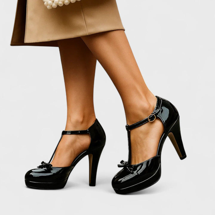 Dame T-Rem Pumper | Eleganckie szpilki z detalami w formie kokardki