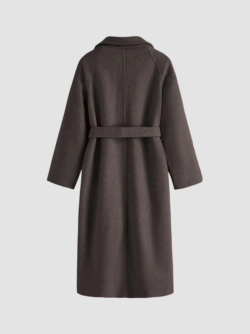 Dame Uldblanding Maxi Vinterfrakke