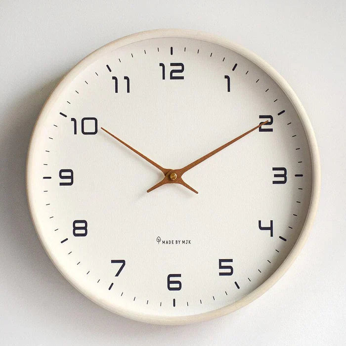 Horloge murale en bois nordique | Pièce temporelle en bois